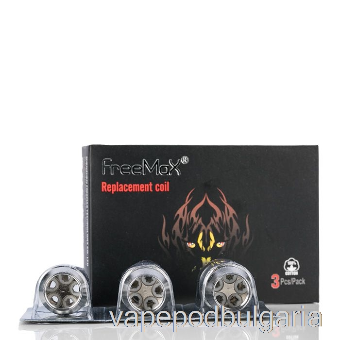 Vape 10000 Дръпки Freemax Fireluke Mesh Pro Replacement Coils 0.12ohm Ss316l Single Mesh Coils